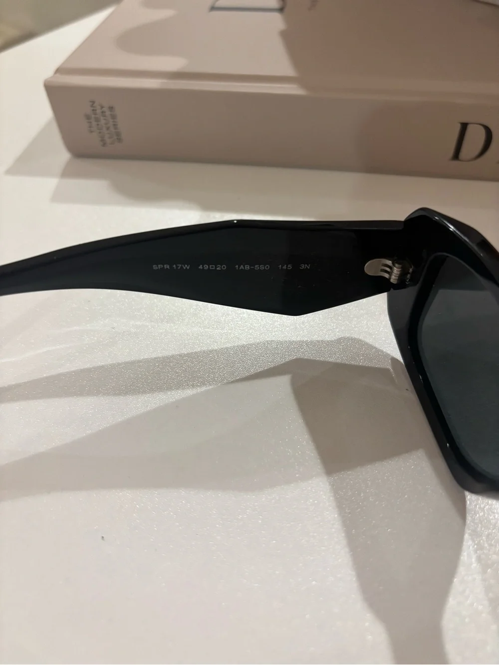 Prada Black Women's Sunglasses with Logo Accent
